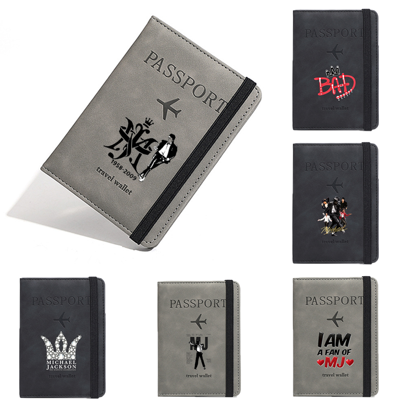 Travel Organizer Men - Michael Jackson RFID Passport Holder Women