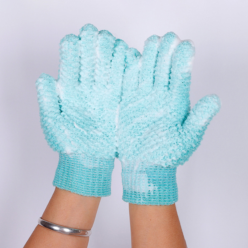 2PCS Exfoliating Bath Gloves S - Men'S Accessories Types recension och pris