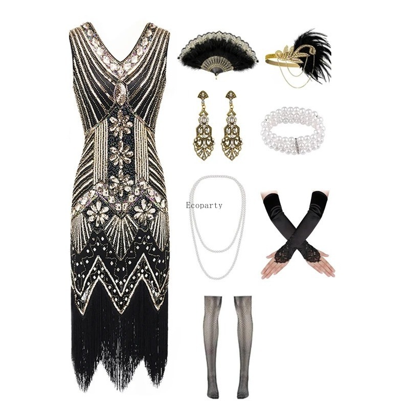 Disfraz 1920s Flapper Dresses  - Men'S Accessories In The 1920S recension och pris